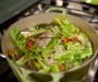 Chicken in pot with vegetables