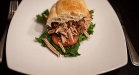pulled pork sandwich